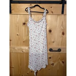 Y2K Floral Spaghetti Strap Dress Kirious Los Angeles Size XL